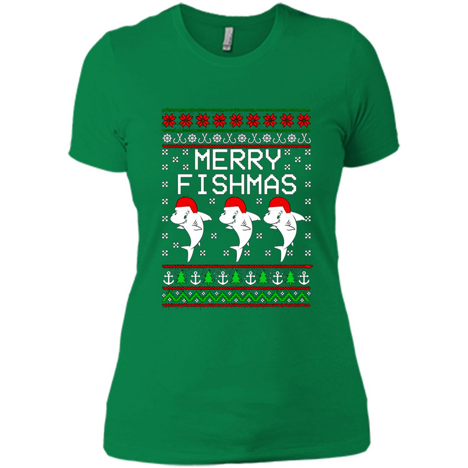 Merry Fishmas Christmas sweatshirt PINGPONG