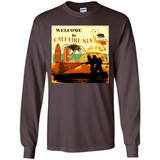 Paradise California Camp Fire Youth T-Shirt PINGPONG - Long Sleeve T-Shirt