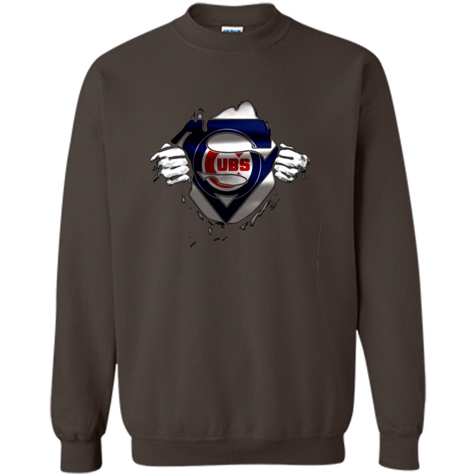Chicago Cubs And Superman Fans - Sweatshirt