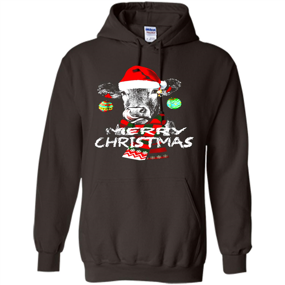 Fabulous Mooey christmas Heifers Cow Christmas lights - Hoodie
