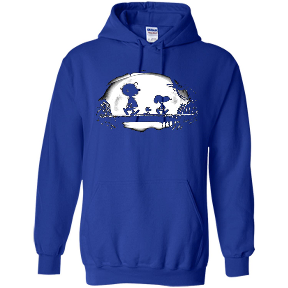 Snoopy The Peanuts Walking To The Moon