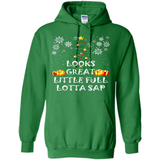 Looks Great Little Full Lotta Sap Funny Christmas Tree Mug PINGPONG - Hoodie