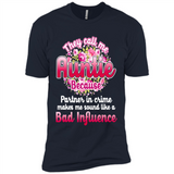 They Call Me Auntie Flower - Premium Short Sleeve T-Shirt