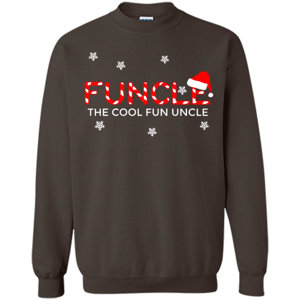 Mens Christmas Funcle The Cool Fun Uncle Definition Xmas - Sweatshirt