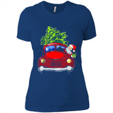 Vintage Santa red Truck Christmas Tree PINGPONG