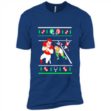 Santa vs Deer Football Ugly Christmas PINGPONG