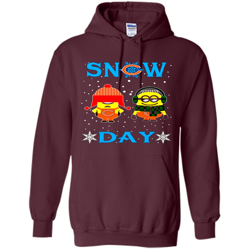 Snow Day Shirt For Chicago Bears Vs Minion Fans pingpong