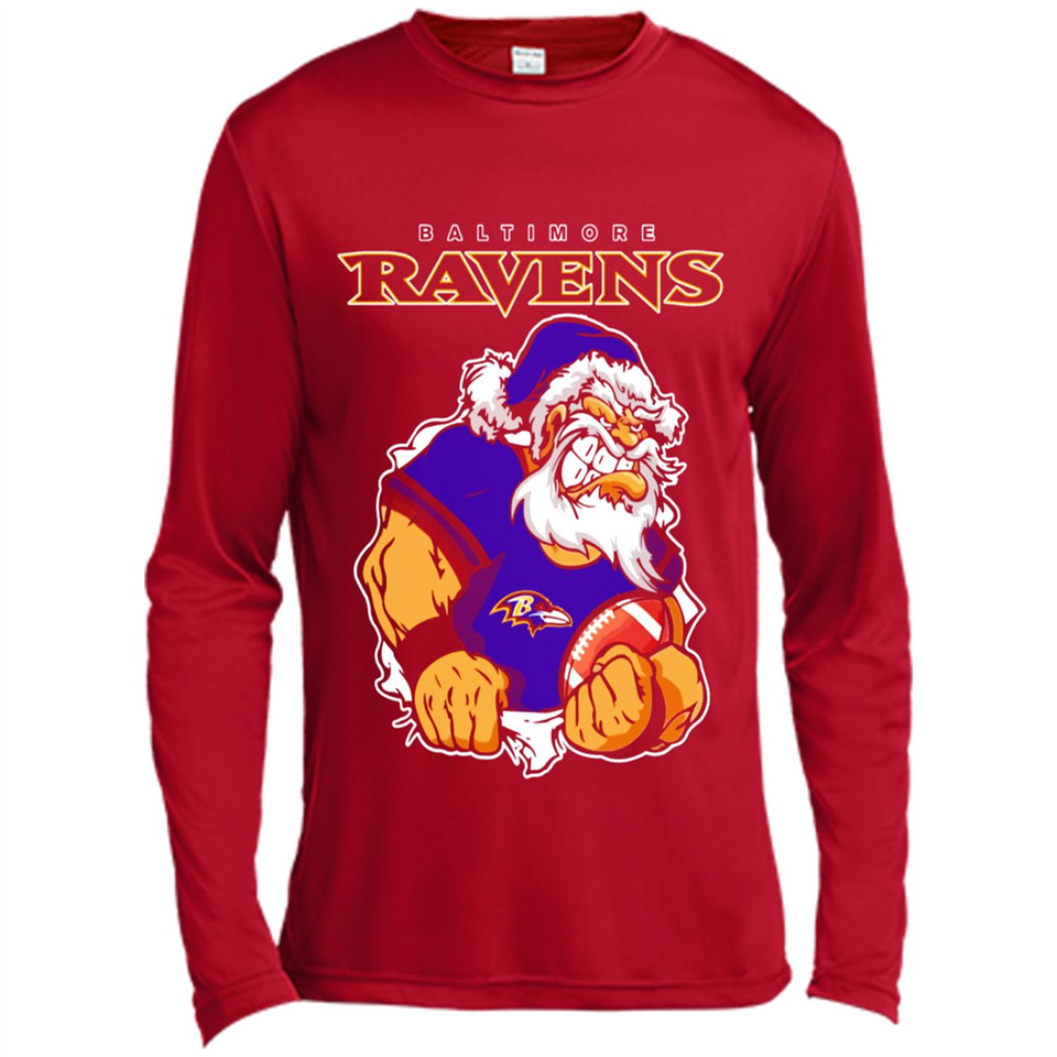 Grumpy Santa Claus Baltimore Ravens Football Team PINGPONG