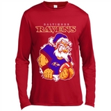 Grumpy Santa Claus Baltimore Ravens Football Team PINGPONG