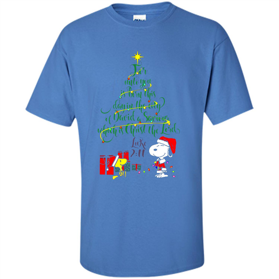 Snoopy Christmas Tree T-Shirt - Shirt