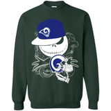 Jack Skellington The Nightmare Before Christmas-Rams Football - Sweatshirt