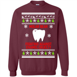 Molar bear fighting against enamel cruelty Christmas - Sweatshirt