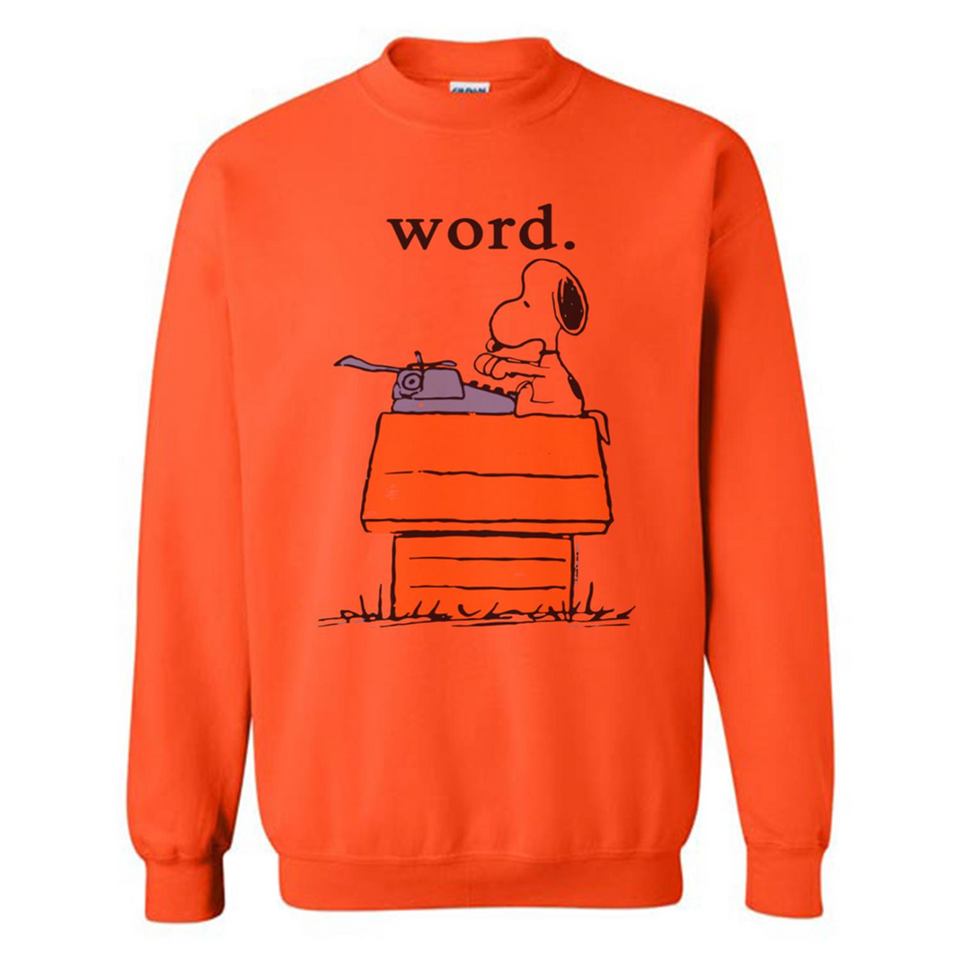 Snoopy Word - Sweatshirt