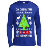 Oh Chemistree, Oh Chemistree Christmas Ugly Sweater - Canvas Long Sleeve T-Shirt