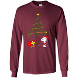 Snoopy Christmas Tree T-Shirt - Long Sleeve T-Shirt