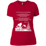 Snoopy Ugly Christmas - Ladies' Boyfriend T-Shirt