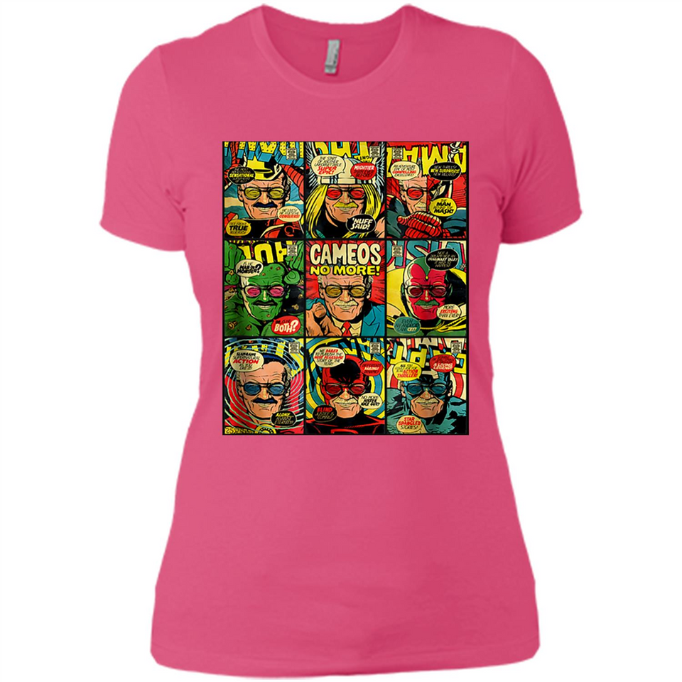 Stan Lee Cosplay Superheroes Shirt Ladies' Boyfriend