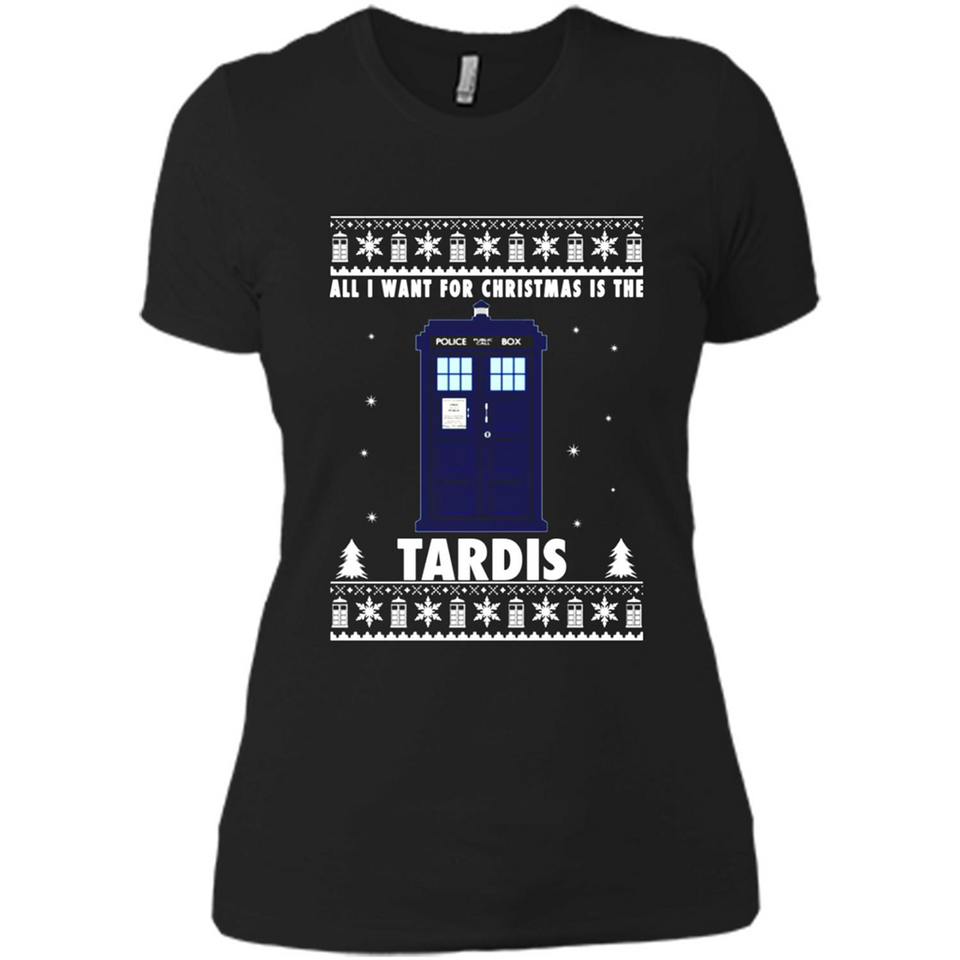 All I Want For Christmas Is The Tardis Ugly PINGPONG
