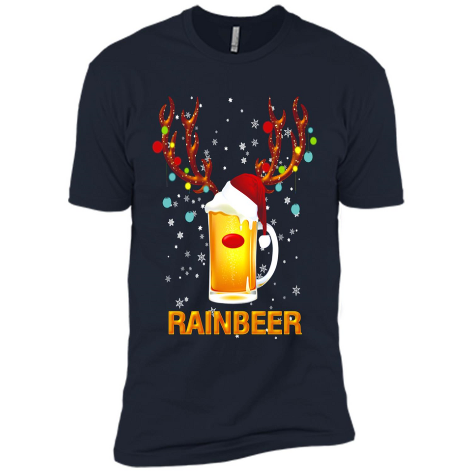 Rainbeer Funny Reindeer Beer Lover