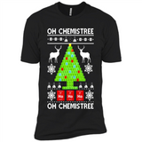 Oh Chemistree, Oh Chemistree Christmas Ugly Sweater - Premium Short Sleeve T-Shirt