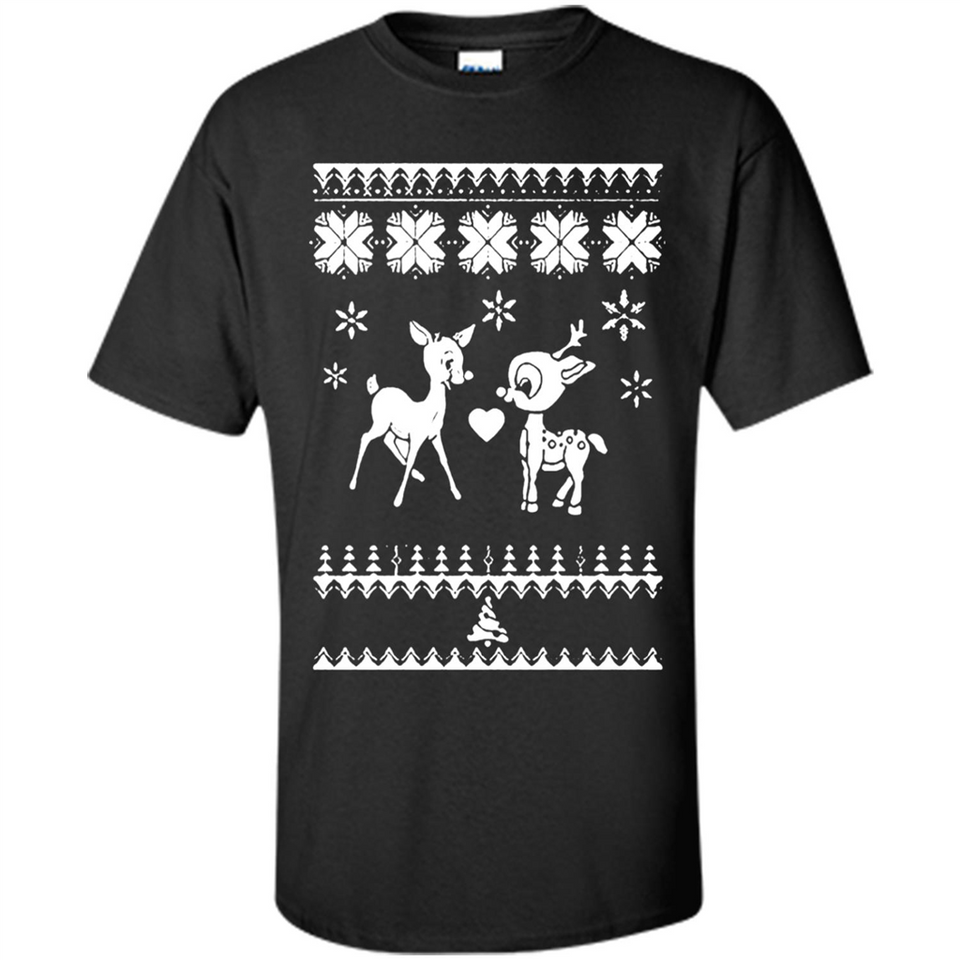 Rudolph and Clarice Ugly Christmas Sweater - Shirt