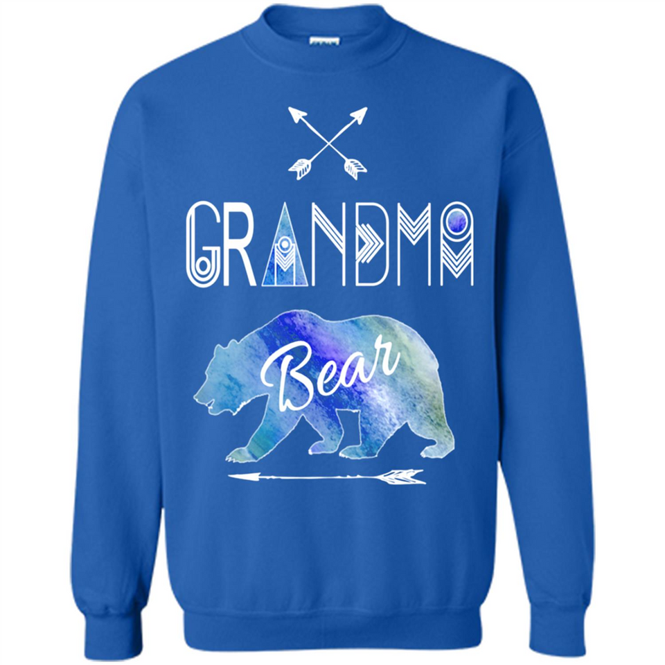 Grandma Bear Shirt Tribal Family Vacation & Camping Tee - Sweatshirt
