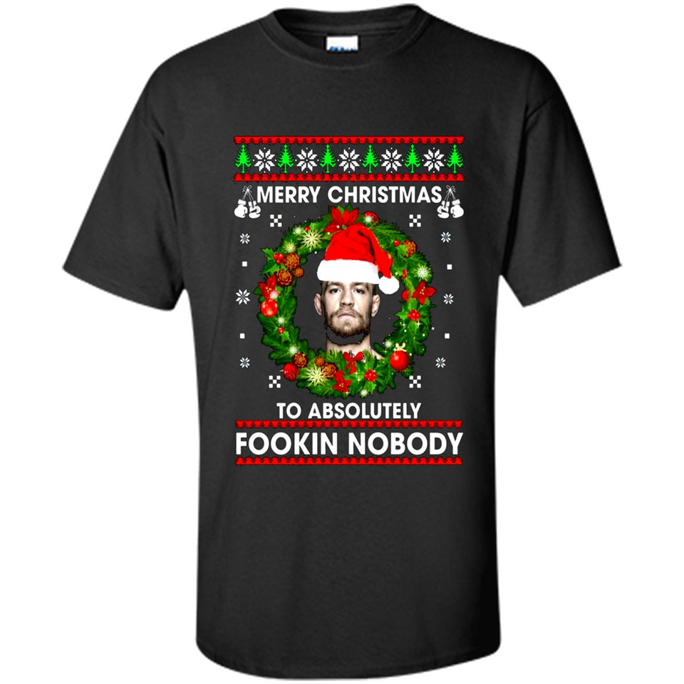 Merry Fookin Christmas Conor Mcgregor sweater PINGPONG