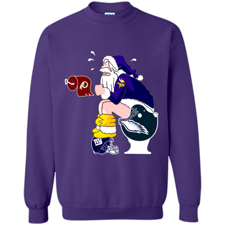 Minnesota Vikings Toilet Santa Claus PINGPONG