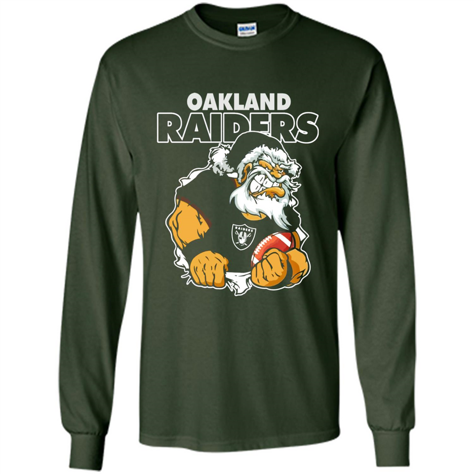 Grumpy Santa Claus Oakland Raiders Football Team PINGPONG