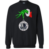 Amazing Dallas Mavericks Glitter Grinch Monogram Ornament Christmas Gift - Sweatshirt