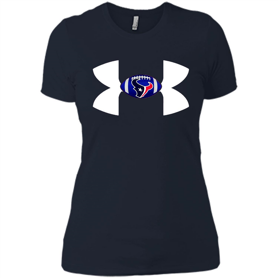 Houston Texans Under Armour Logo - Ladies' Boyfriend T-Shirt