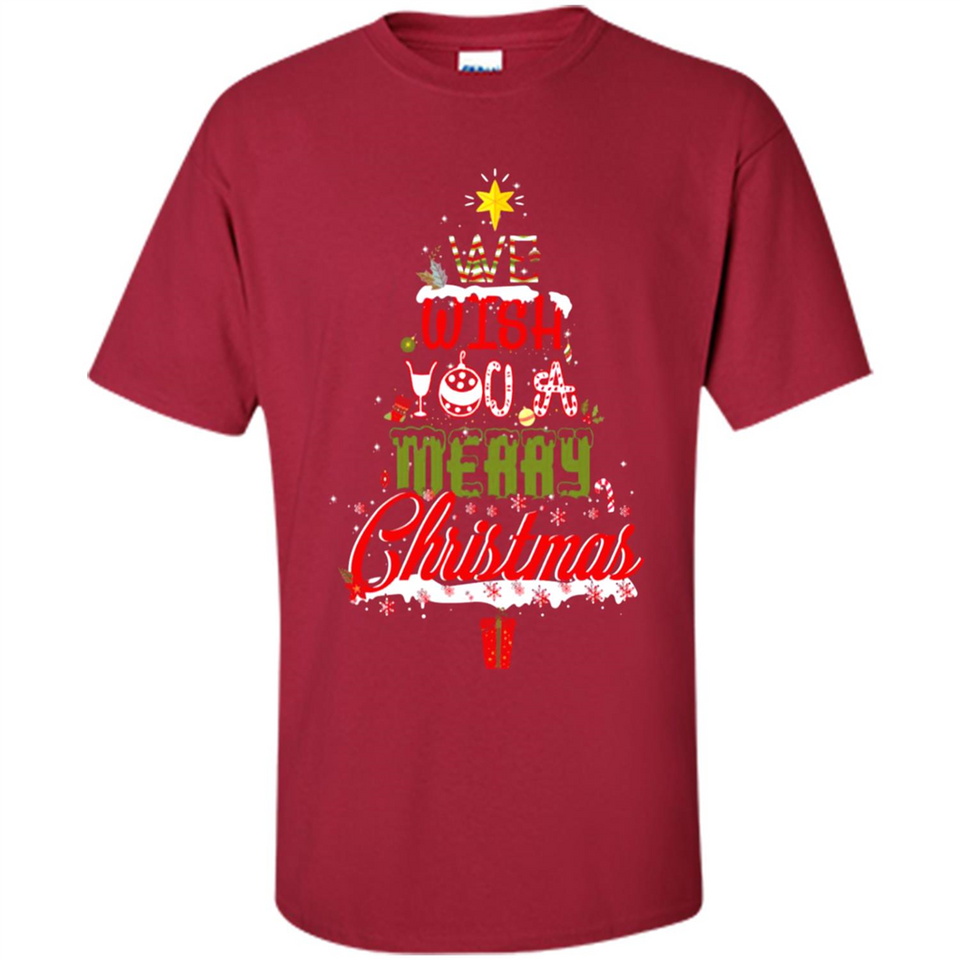 We Wish You A Merry Christmas Funny Pine Gift Sleeve - Shirt