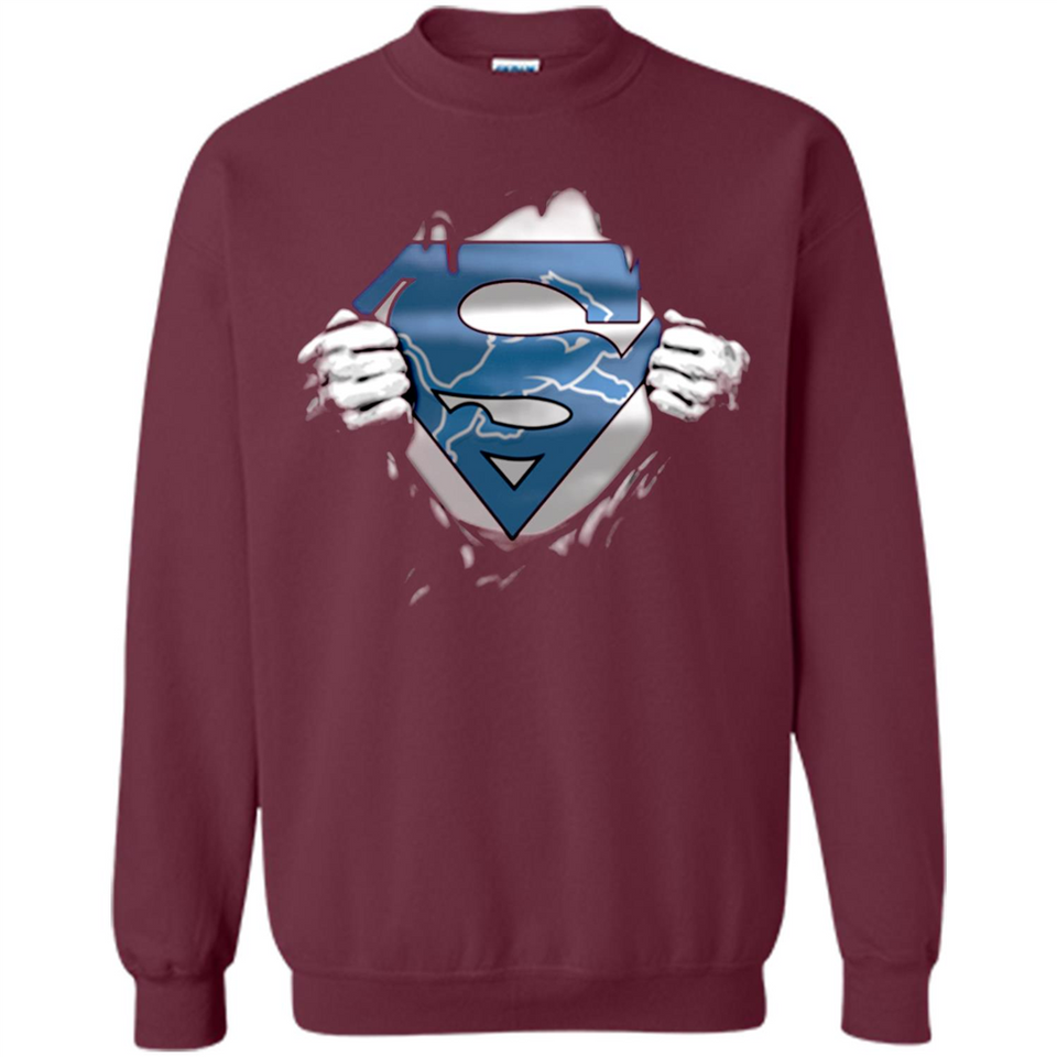 Detroit Lions And Superman Fans - Sweatshirt