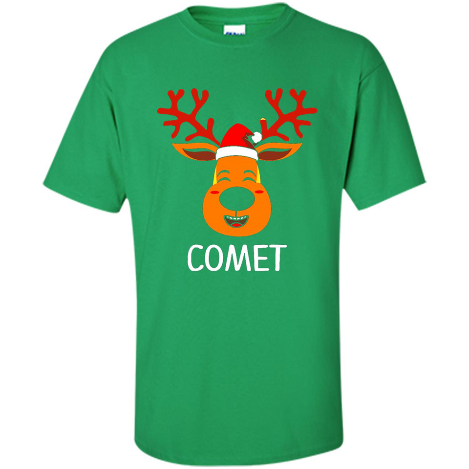 Comet Santa Claus Funny Xmas Holiday T-Shirt - Shirt