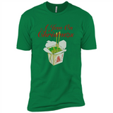 Christmas Ugly Sweater A Jew On Christmas - Premium Short Sleeve T-Shirt