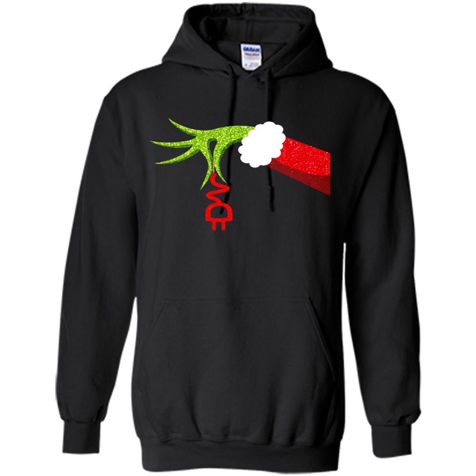 Funny Grinch Hand Holding Electrician Ornament Christmas PING PONG