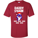 Daddy Shark Costume Reindeer Funny Christmas T-Shirt - Shirt
