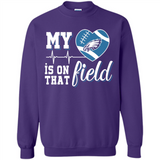 Philadelphia Eagles Football My Heart is on that Field - Sweatshirt