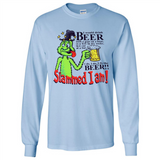 Slammed I Am I Would Drink Beer With A Goat On A Boat Shirt - Long Sleeve T-Shirt