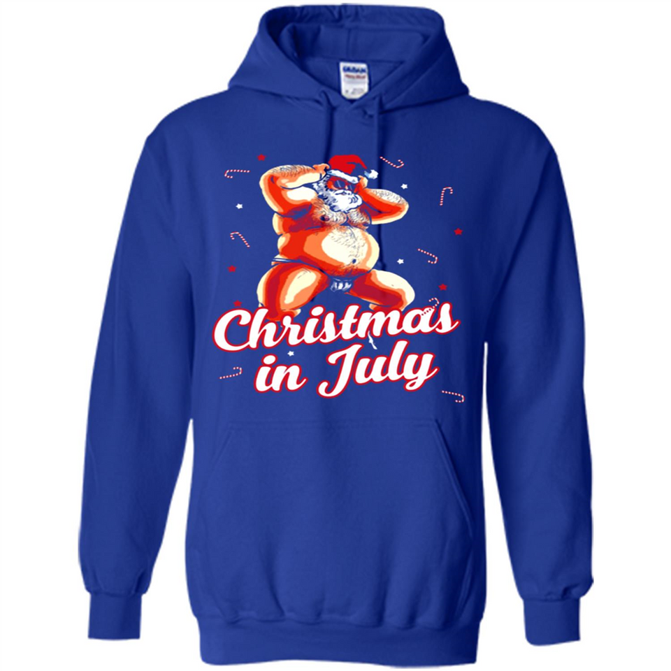 Christmas In July - Funny Dancing Santa - Hoodie