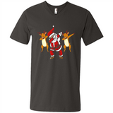 Dabbing Santa - Funny Santa Claus Christmas Dab - Men's V-Neck