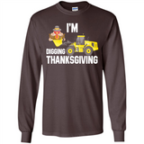 I'm Digging Thanksgiving Cute Turkey Tractor
