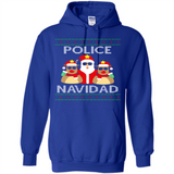 FUNNY POLICE NAVIDAD T-SHIRT Santa Christmas Party - Hoodie