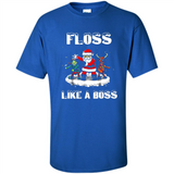 Floss Like A Boss Santa Flossing Dance Funny - Shirt