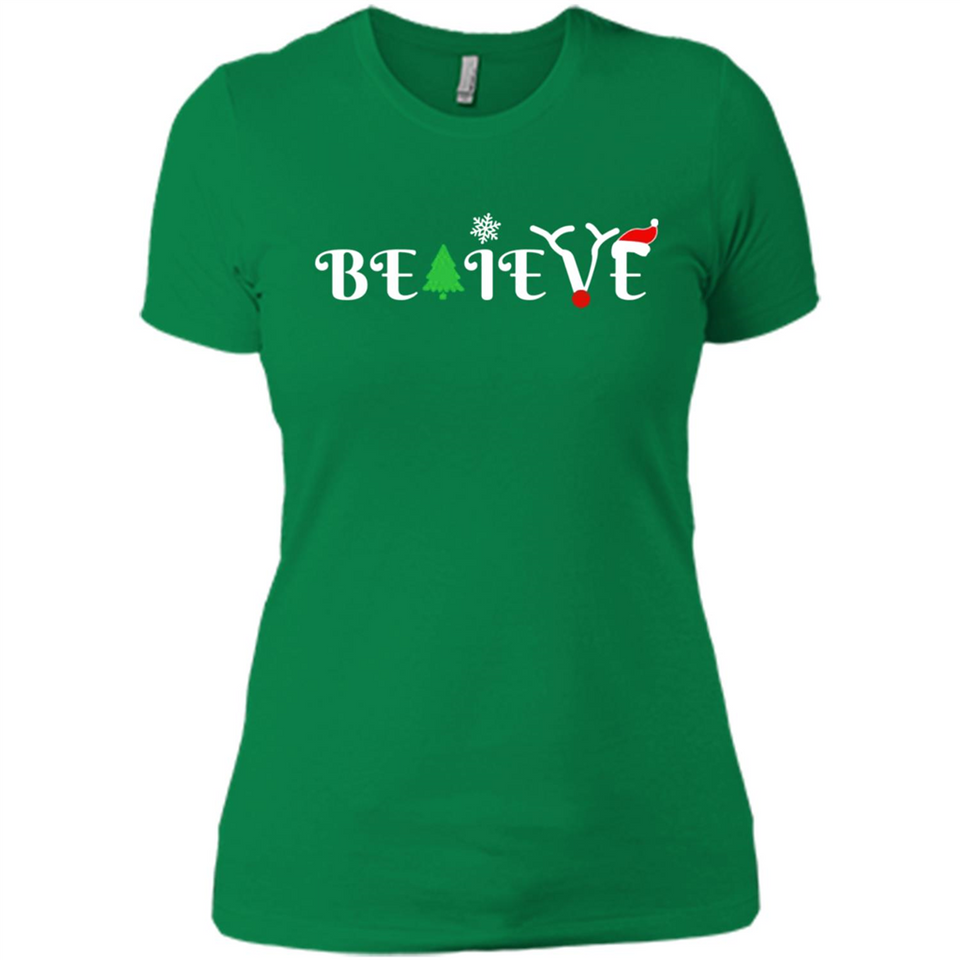 Believe in Christmas - Ladies' Boyfriend T-Shirt