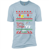 Music Ugly Christmas SweatShirt - Premium Short Sleeve T-Shirt