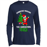 Christmas Dabbing Santa - Canvas Long Sleeve T-Shirt