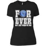 Tennessee Titans Forever For ever not just when we win - Ladies' Boyfriend T-Shirt