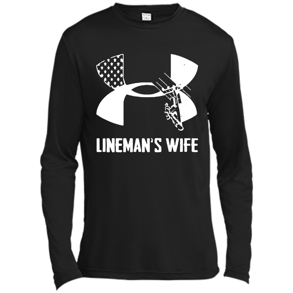 Lineman Wife Under Armour - Canvas Long Sleeve T-Shirt