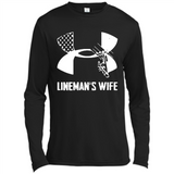Lineman Wife Under Armour - Canvas Long Sleeve T-Shirt